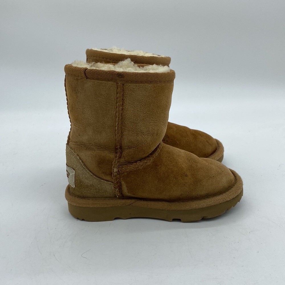 Ugg Classic II Boots Shoes Chestnut Tan 1017703T Warm Toddler Kids Girls Boys 7